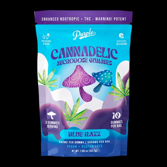 Purple Organics Cannadelics Microdose Gummies